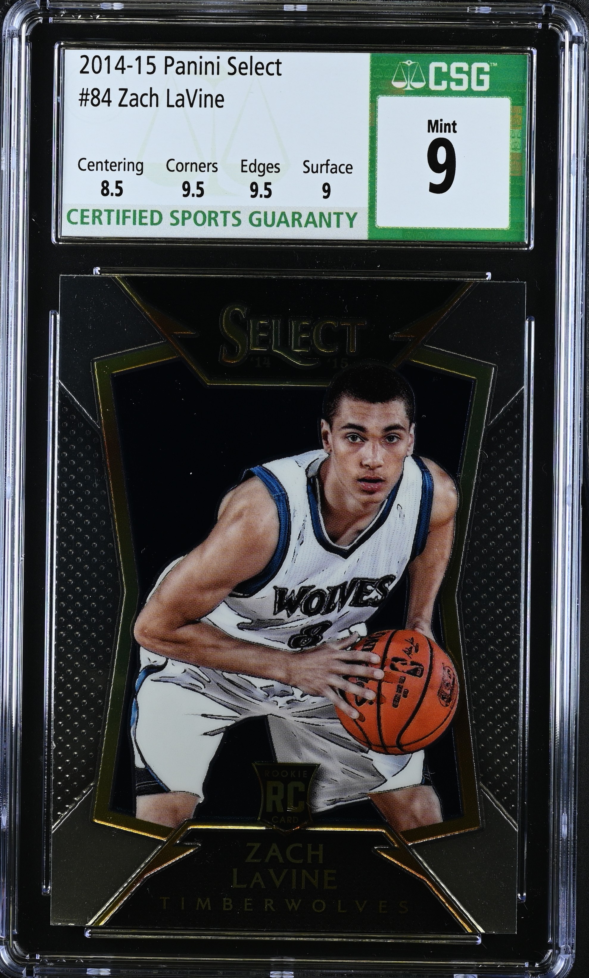 Zach Lavine 2014-15 Select RC Courtside SP Bulls Rookie Card