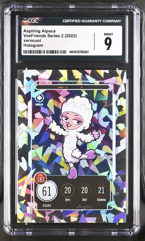 Veefriends - 2022 Aspiring Alpaca Hologram Veefriends Series 2 CGC 9